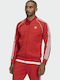 Adicolor Classics Ανδρική Ζακέτα Track Jacket με Κουκούλα Κόκκινη