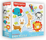 Παιδικό Puzzle Τα Ζωάκια 18pcs για 3+ Ετών Fisher Price