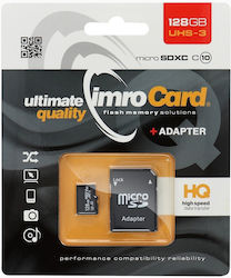 IMRO microSDXC 128GB Clasa 10 U3 cu adaptor