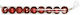 Set 9 Rote Kugel Ornamente 6cm