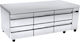 Niki Inox Werkbank-Kühlschrank ohne Kompressor H64xB150xT60cm