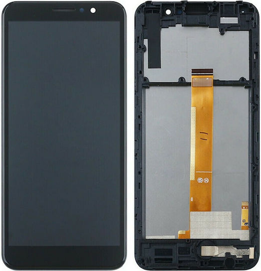 Cubot Οθόνη με Μηχανισμό Αφής και Πλαίσιο για Cubot J5 (Μαύρο)