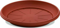 Plastona 241 Στρογγυλό Πιάτο Γλάστρας Terracotta 20x20cm