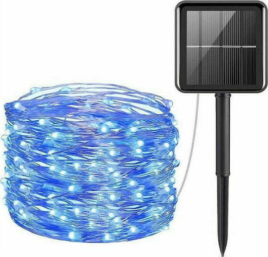 200 Lichterketten LED 20m. Rote Solar in Zeichenfolge 1Stück