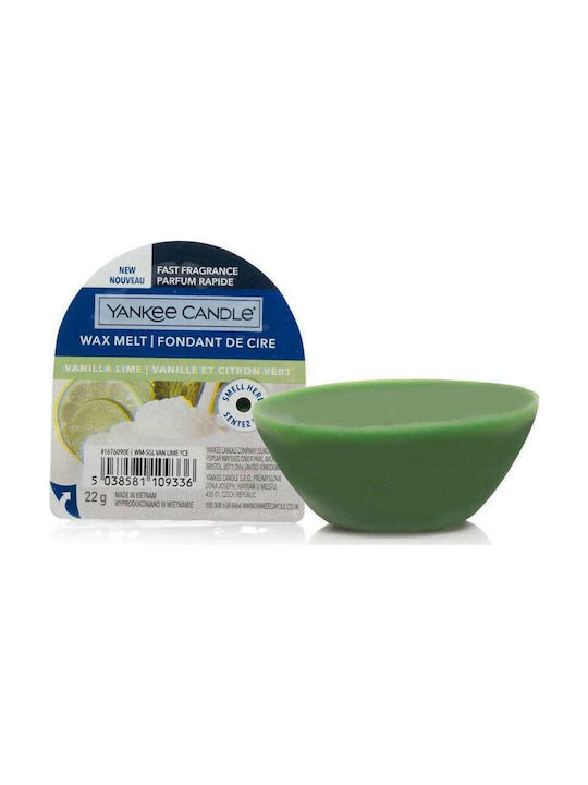 Yankee Candle Αρωματικό Wax Melt με Άρωμα Vanilla Lime 22gr