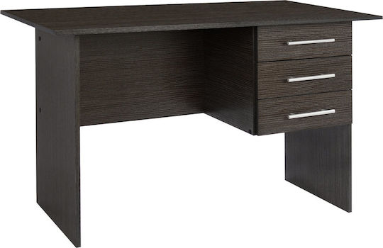 Desk Erytropous Wooden Black 120x60x76cm