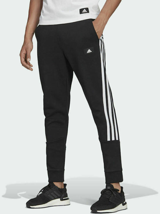 Adidas Sportswear Future Icons 3 Παντελόνι Φόρμας με Λάστιχο Μαύρο
