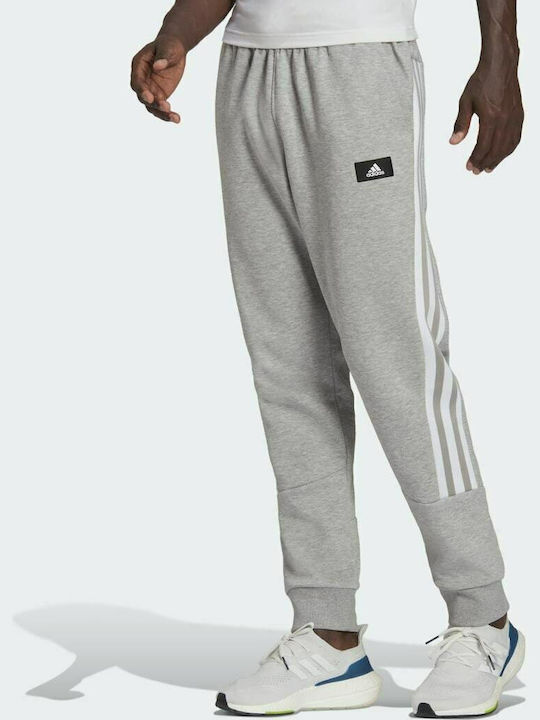Adidas Sportswear Future Icons 3 Παντελόνι Φόρμας με Λάστιχο Medium Grey Heather / White