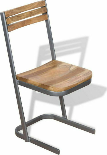 Καρέκλες Κουζίνας 33x39x75εκ. 2τμχ Teak