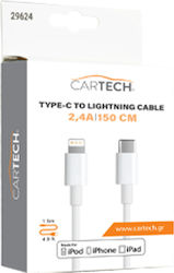 Cartech USB-C zu Lightning 12W 1.5m (29624)