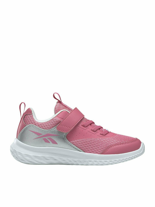 Rush Runner Incaltaminte Sport Copii Alergare cu Închidere Hoop & Loop Roz Astro / Argintiu Metalic / Alb Nor