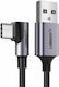 Ugreen US284 Braided USB 2.0 Cable USB-C male - USB-A 18W Μαύρο 3m 70255