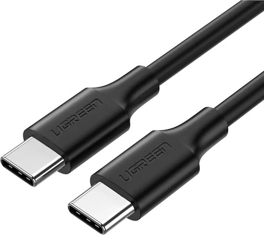 Ugreen US286 USB 2.0 Cable USB-C male - USB-C 60W Μαύρο 2m 10306