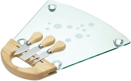 Kitchen Craft Σετ Επιφάνεια Κοπής Γυάλινη 33x33cm