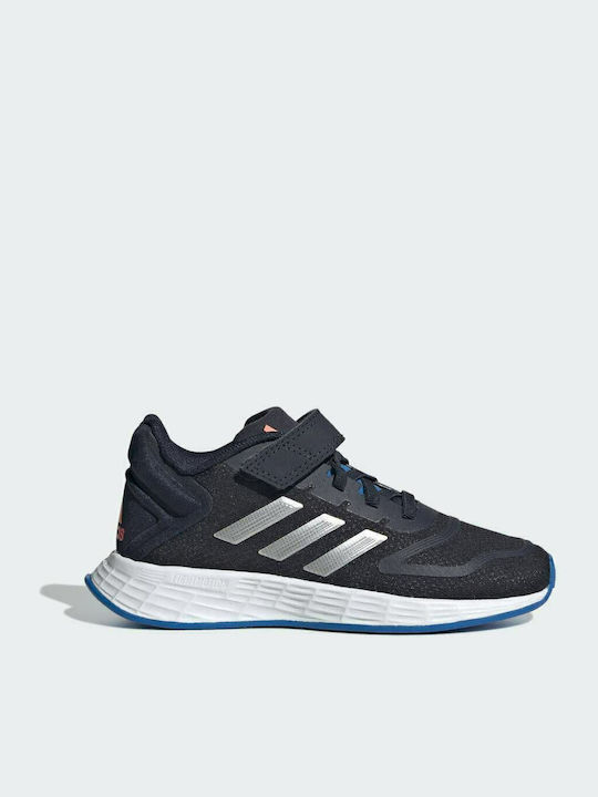 Adidas Αθλητικά Παιδικά Παπούτσια Running Duramo 10 El K Legend Ink / Silver Metallic / Blue Rush