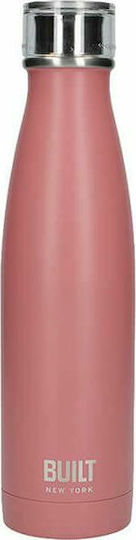 Kitchen Craft Ανοξείδωτο Μπουκάλι Θερμός Ανοξείδωτο 480ml Ροζ
