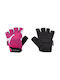 Force F-Planet Halber Finger Fahrradhandschuhe Kinder Rosa