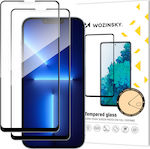 Wozinsky Super Tough Full Glue Full Face Tempered Glass 2pcs (iPhone 14 / 13 / 13 Pro)