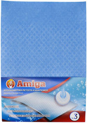 Amiga Νο.3 Sponge Cloths General Use Blue 20x30cm