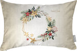 Saint Clair Christmas Decorative Pillow 4022 Rectangular Beige 45x30pcs 1716030221002