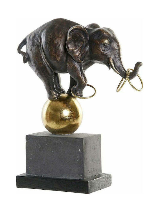 DKD Home Decor Decorativ Elefant din Polirășină 31x13x41cm 1buc