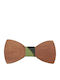 JFashion Kids Wooden Bow Tie Green