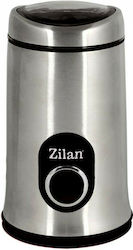 Zilan Electric Coffee Grinder 150W for 50gr Beans Silver Zilan Electric Coffee Grinder 150W for 50gr Beans Silver