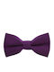 JFashion Υφασμάτινο Handmade Bow Tie Purple Simple