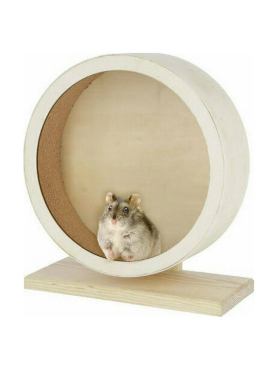 Kerbl Jucărie Rozătoare Roți Lemn și fetru pentru hamsteri 30cm 81788