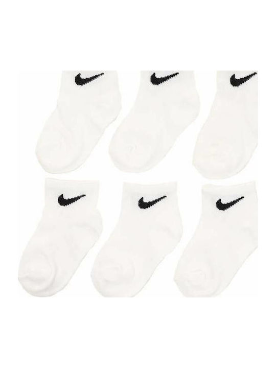 Nike Șosete Lungi Sportive pentru Copii Albe 6 Perechi