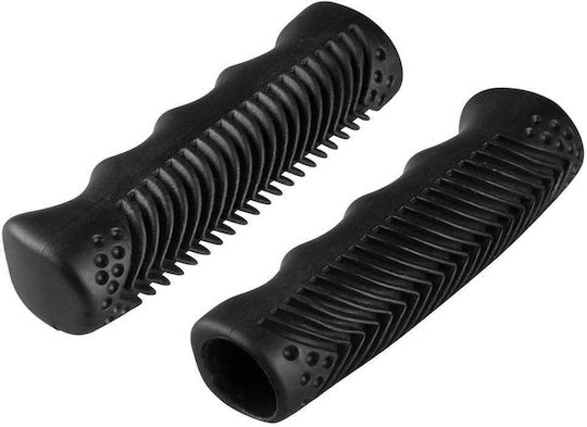 Force Rubber Tourist 38241 Anatomic Bicycle Handlebar Grips in Black Color