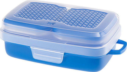 Ferplast Pet Risto Plastic Bowl Food & Water for Dog & Cat 2x 500ml in Blue Color