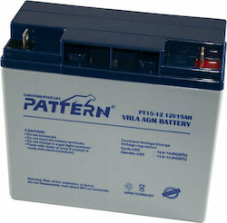 Pattern Battery PT15-12 Батерия UPS 12V 15Ah Pattern Battery PT15-12 Батерия UPS 12V 15Ah