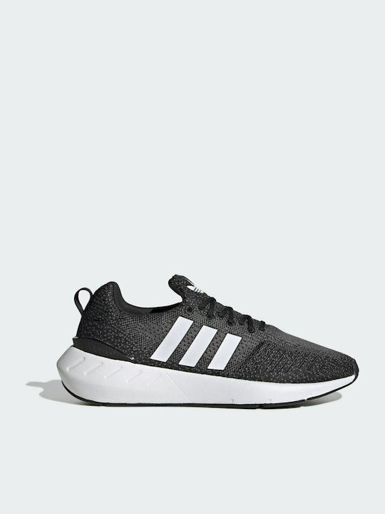 Adidas Swift Run 22 Ανδρικά Sneakers Core Black / Cloud White / Grey Five