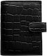 Contax Daily Organizer Black Leather 9.5x13.5cm