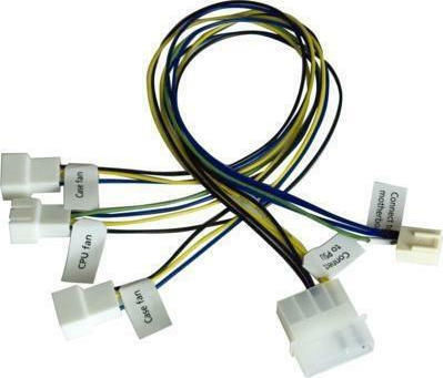 Akasa 4-Pin pwm - 4-Pin pwm Cable 0.3m Black (AK-CB002)