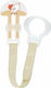 Mam Pacifier Ribbon Fox Fabric Fox Beige Beige