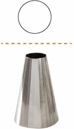 GTSA GTSA Μύτη Für Spritzbeutel Inox 1cm 39-210604