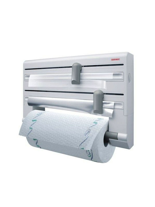 Leifheit Parat Paper Towel Holder Wall Mounted Plastic White 25703