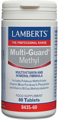 Lamberts Multi Guard Methyl Vitamin für Energie, Unterstützung des Immunsystems & Antioxidans 60 Registerkarten