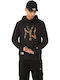 New York Yankees Sweatshirt with Hood Black