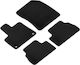 Lampa Set of Front and Rear Mats 4pcs for Peugeot Rifter Opel Combo Citroen Berlingo 2018+ Black