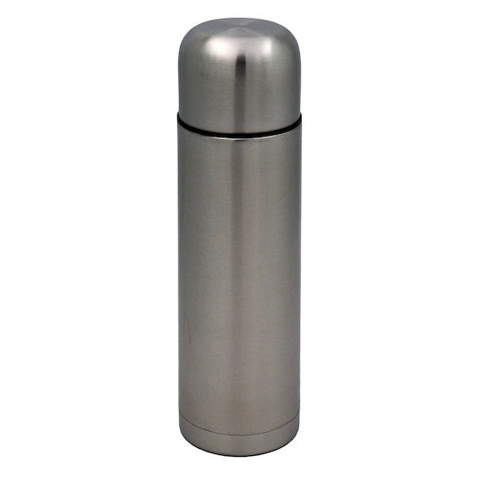 Sidirela Glass Thermos Stainless Steel 280ml Silver with Cap-Cup
