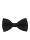 JFashion Silk Handmade Bow Tie Black Simple