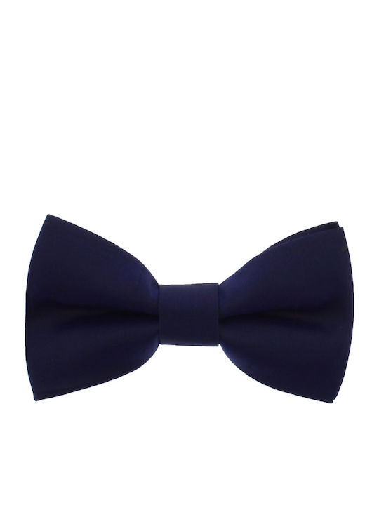 JFashion Χειροποιήτο Μεταξωτό Παπιγιόν Navy Μπλε