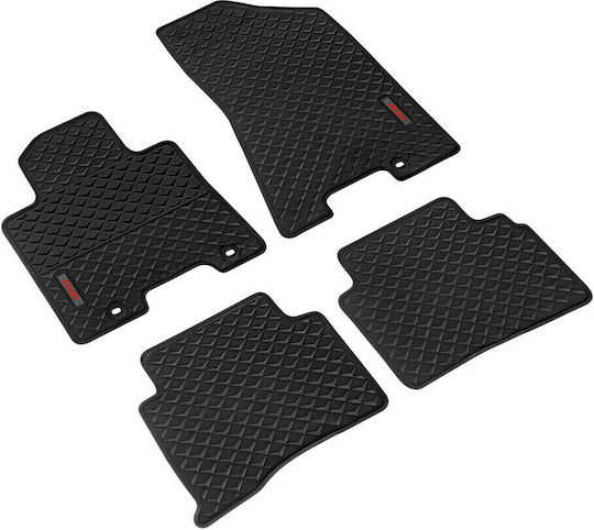 Lampa Σετ Μπροστινά και Πίσω Πατάκια 4τμχ για Hyundai Tucson 2015-2020 Μαύρα