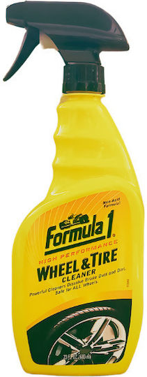 Formula1 Foaming Wheel & Tire Cleaner Αφρός Καθαρισμού για Ζάντες και Ελαστικά Αυτοκινήτου 680ml