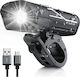 87004RCH90BK Rechargeable Bicycle Front Light