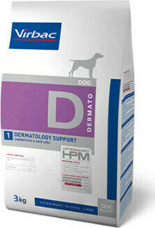 Virbac Dermatology Support 12kg Dry Food for Dogs Diet with Chicken and Pork