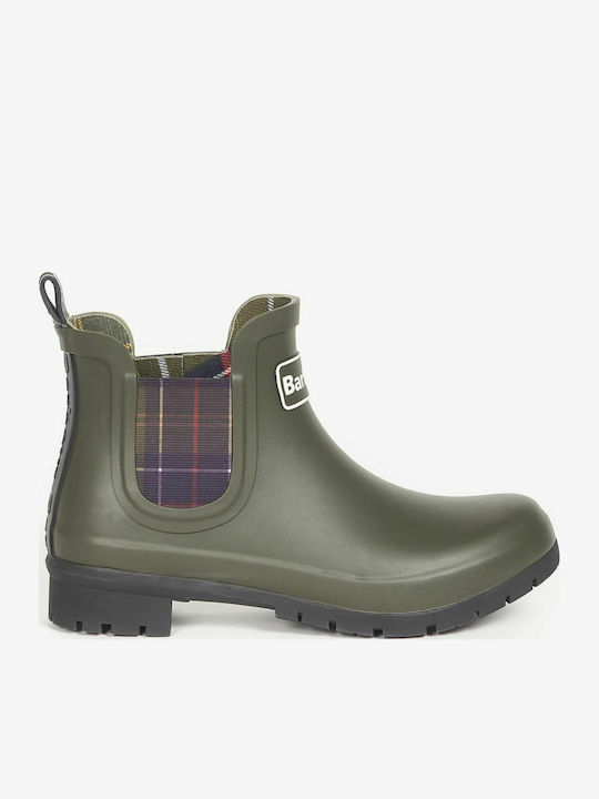 Kingham Wellington Women's Short Wellies Olive LRF0088-OL11
